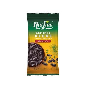 Seminte negre de floarea soarelui fara sare Nutline, 100 g