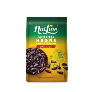 Seminte negre de floarea soarelui fara sare Nutline, 300 g