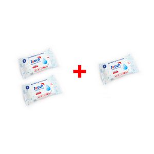 Pachet Promo servetele antibacteriene Clasic 15 buc 2+1, Touch