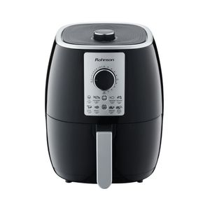 Friteuza cu aer cald Rohnson R2827, 1500W, 5L, 8 programe, negru