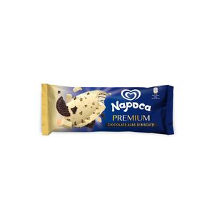 Inghetata pe bat Napoca Premium Cookies, 125 ml