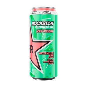Bautura energizanta Rockstar cu pepene si kiwi, 0.5 l
