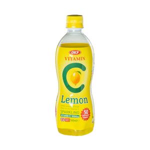 Bautura racoritoare carbogazoasa OKF Vitamin C Lemon Sparkling, 0.5 l