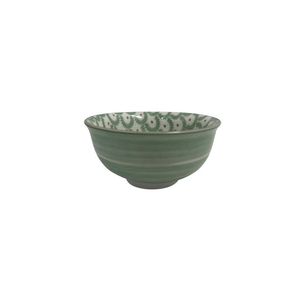 Bol Actuel, portelan, diametru 11.4 cm, 290 ml, verde