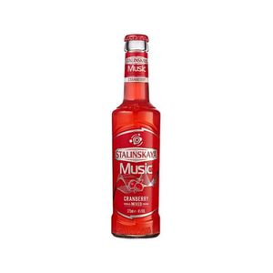 Vodca Stalinskaya Music Cranberry, 4% alcool, 0.275 l