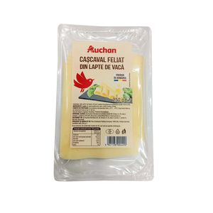 Cascaval feliat de vaca Auchan, 250 g