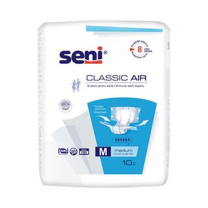 Scutece pentru adulti Seni Classic Air, marimea M, 10 bucati