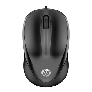 Mouse cu fir HP X1000, 1200 dpi, negru