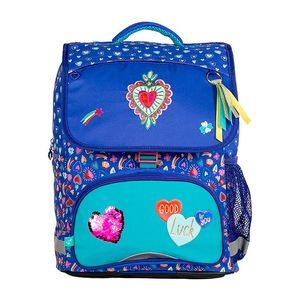 Ghiozdan 2 compartimente, 19 l, model Lucky Charms