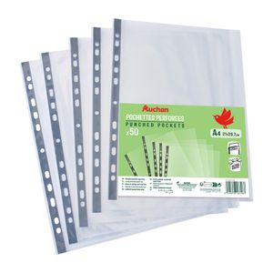 50 Folii de protectie Auchan