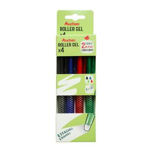 Set 4 rollere cu gel Auchan, culori asortate