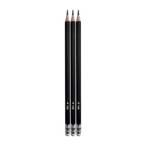 Set 3 creioane HB Auchan cu radiera