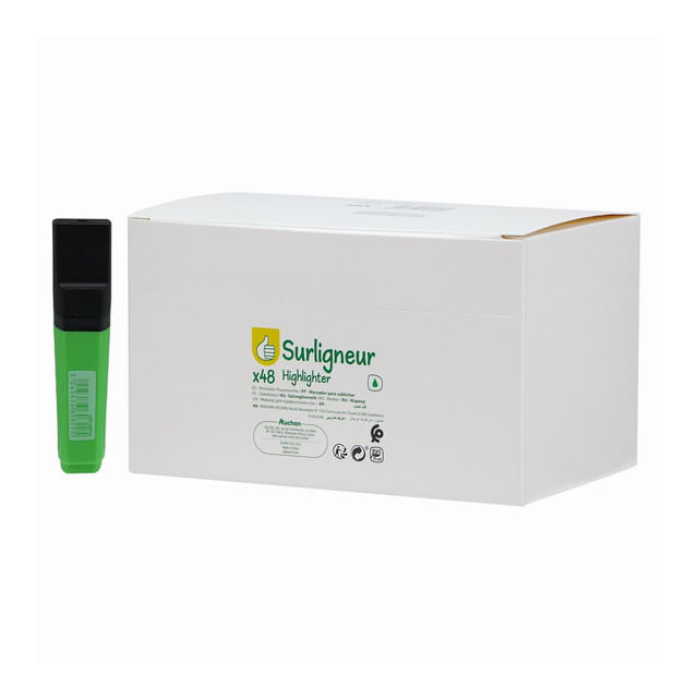 Textmarker verde Pouce