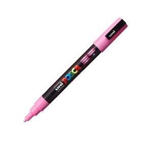 Marker UNI Posca PC-3M, varf 0.9 - 1.3 mm, roz