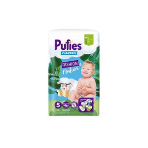 Scutece Pufies Fashion & Nature, marimea 5, 11 - 16 kg, 46 bucati