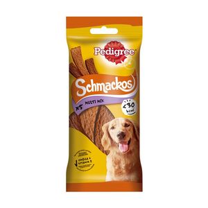 Hrana complementara pentru caini adulti Pedigree Schmackos, 5 bucati, 36 g