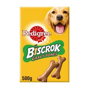 Hrana complementara pentru caini adulti Pedigree Biscrok Gravy Bones, 400 g