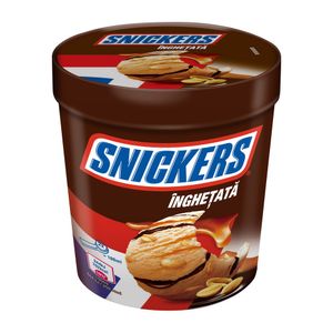 Inghetata Snickers, 450 ml