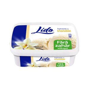 Inghetata cu vanilie Betty Ice fara zahar, 1000 ml