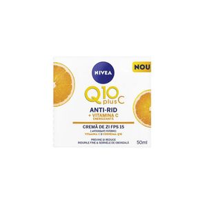 Crema de zi anti-rid Nivea Q10 Plus C, 50ml