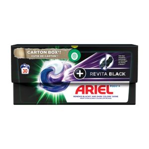 Detergent capsule Ariel Pods+ Revita Black, 30 spalari