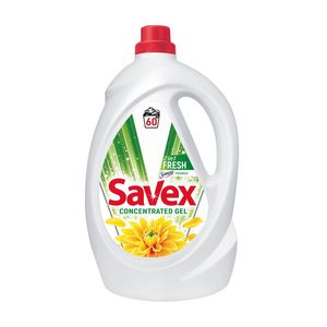 Detergent lichid pentru rufe Savex 2 in 1 Fresh, 3.3 l