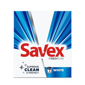 Detergent pudra Savex Premium White, 0.3 kg