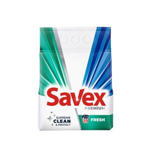 Detergent pudra Savex Premium Fresh, 2 kg