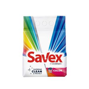 Detergent pudra Savex Premium Color, 2 kg