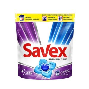 Detergent capsule Savex Premium Caps Semana Perfume, 15 spalari