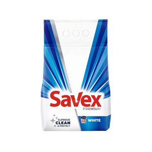Detergent pudra Savex Premium White, 4 kg