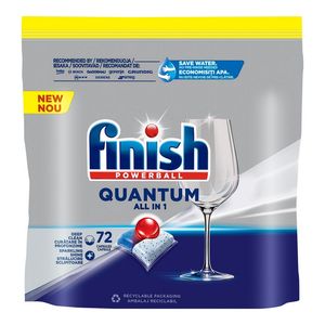 Detergent capsule pentru masina de spalat vase Finish Quantum, 72 bucati