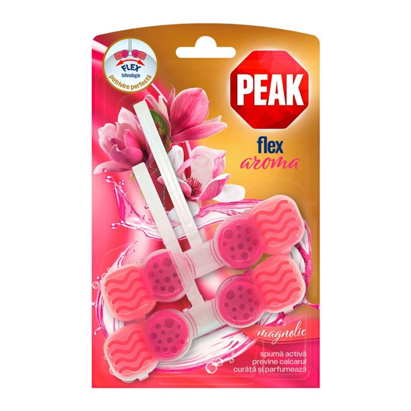 odorizant-solid-pentru-toaleta-peak-flex-aroma-cu-parfum-de-magnolie-2-x-48-g