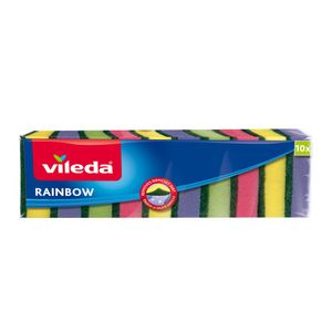 Burete de vase Vileda Rainbow, 10 bucati