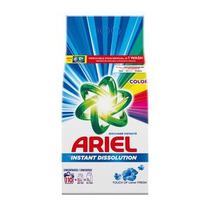 Detergent pudra automat Ariel Touch of Lenor Fresh Color, 8.25 kg, 110 spalari