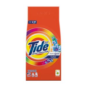 Detergent pudra automat Tide Touch of Lenor Color, 100 spalari, 7.5 kg