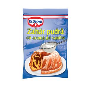 Zahar pudra cu aroma de vanilie Dr. Oetker, 80 g