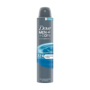 Deodorant spray Dove Men+Care Advanced Clean Comfort, 200 ml