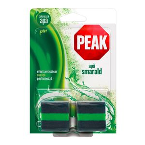 Odorizant tablete pentru bazin toaleta Peak Apa Smarald, 2 x 50 g