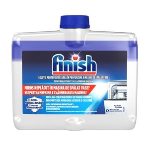 Solutie pentru masina de spalat vase Finish machine cleaner regular, 250 ml