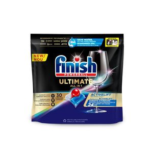 Detergent de vase tablete Finish Quantum Ultimate, 30 bucati