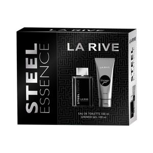 Set pentru cadou barbati La Rive Steel Essence: Apa de toaleta si gel de dus