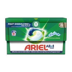 Detergent capsule Ariel Mountain Spring, 21 spalari