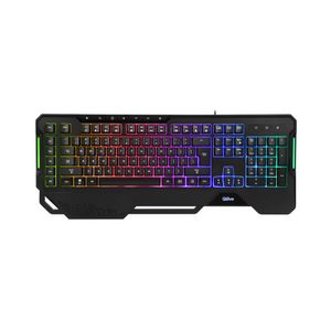 Tastatura gaming Qilive RO Q.3652, iluminare RGB, negru