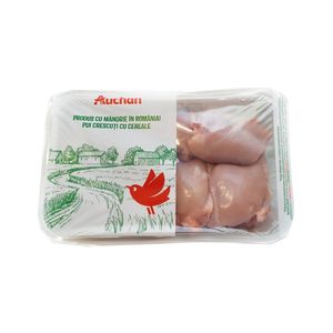 Pulpe superioare dezosate de pui Auchan, fara piele, +/- 1 kg