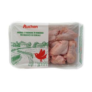 Aripi de pui sectionate Auchan, +/- 1 kg