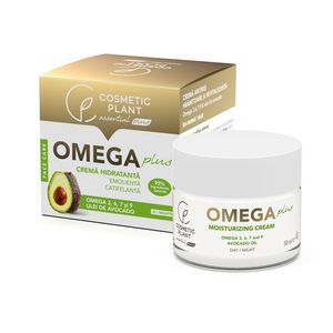 Crema hidratanta emolienta Cosmetic Plant Omega Plus cu Omega 3 si ulei de avocado, 50 ml