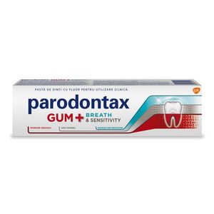 Pasta de dinti Parodontax Gum Breath Sensitivity White, 75 ml