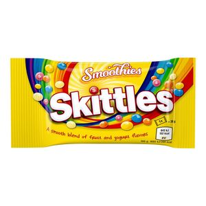 Bomboane gumate cu arome de fructe si iaurt Skittles Smoothies, 38 g