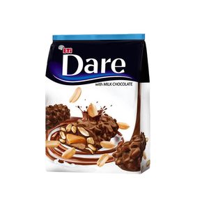 Mini batoane cu ciocolata cu lapte si arahide Dare, 140 g